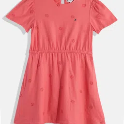 Tommy Hilfiger Girls Organic Cotton A-Line Dress-picture-21