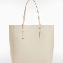 MANGO Textured Shopper Tote Bag-picture-35