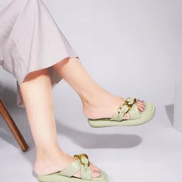 TRYME Women Western - Embellished Flatform Sandals-image-13