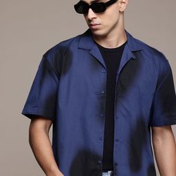 The Roadster Lifestyle Co. Ombre Printed Casual Shirt-picture-49