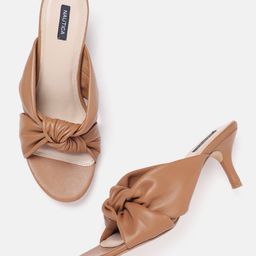 Nautica Slim Heeled Sandals With Knot Detail-24