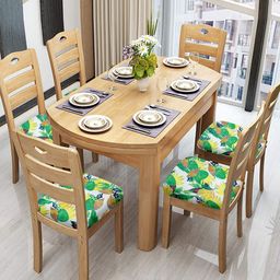 Cortina Set of 6 Printed Chair Pads-1