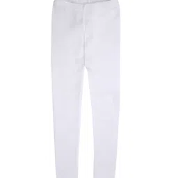 RVK Girls White Solid Ankle Length Leggings-image-48