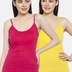 Friskers Women Pack of 2 Solid Camisoles H-06-07-S-picture-21