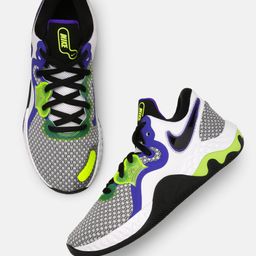 Nike Unisex White & Grey Renew Elevate 2 Basketball Shoes-27