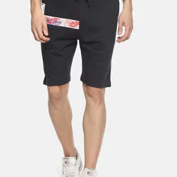 Masculino Latino Men Charcoal Grey Solid Regular Fit Sports Shorts-picture-13