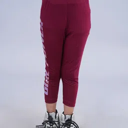 KiddoPanti Girls Girls Power Printed Capri Legging-image-10