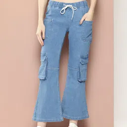 Harvard Women Flared Stretchable Jeans-picture-8
