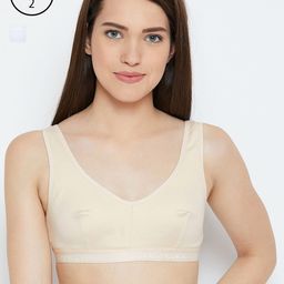 Lady Lyka Women Pack of 2 Beginners Bras TEENAGER-SKN-WHT-image-56
