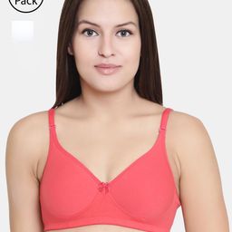 Floret Pack of 2 Solid Non-Wired Lightly Padded T-shirt Bra F20560-image-16