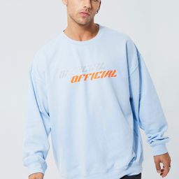 boohooMAN Printed Embellished Oversized Sweatshirt-picture-55