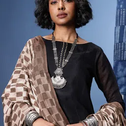 Taavi Abstract Printed Dupatta-25