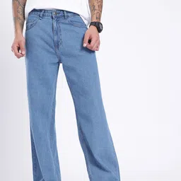 glitchez Men Timeless Classic Flared Jeans-image-84