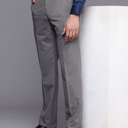 Louis Philippe Men Super Slim Fit Trousers-image-61