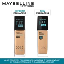 Maybelline New York Fit Me Matte+Poreless Liquid Foundation 30 ml - Natural Buff 230 image 5