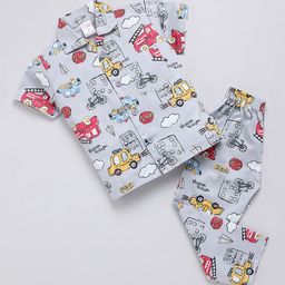 NAUTI KIDZ Boys Graphic Printed Night suit-picture-41