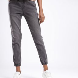 glitchez Women Light Fade Jogger Cropped Stretchable Jeans-picture-3
