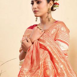 KALINI Woven Design ZariKanjeevaram Saree-image-9