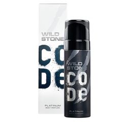 Wild Stone Pack of 2 Code Iridium and Platinum Body Perfume Spray for Men 240 ml-49