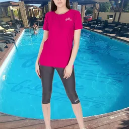 FILMAX ORIGINALS T-Shirt & Capri Two Piece Swim Set-image-89