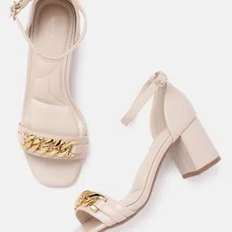 Lino Perros Chain Link Embellished Block Sandals-image-46