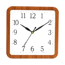 Sigaram Brown Square Contemporary Wall Clock-picture-19