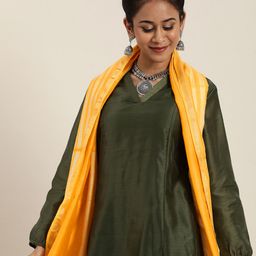 Taavi Mukaish Striped Dupatta-image-71