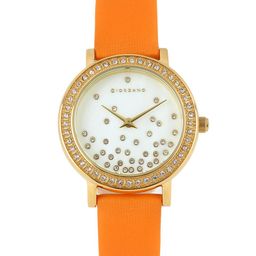 GIORDANO Women Pearly White Studded Dial Watch 2734-01-image-56