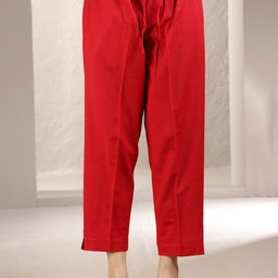 COTTON CULTURE Women Relaxed Trousers-image-20