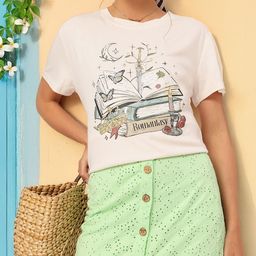 DressBerry Soft Girl Dreams Printed T-shirt-image-14