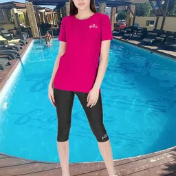 FILMAX ORIGINALS T-Shirt & Capri Two Piece Swim Set-image-67