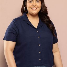 Sztori Plus Size Opaque Casual Shirt-image-65