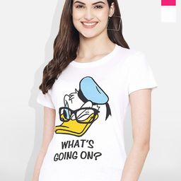 Fabflee Women Multicoloured 4 Printed T-shirt-image-129