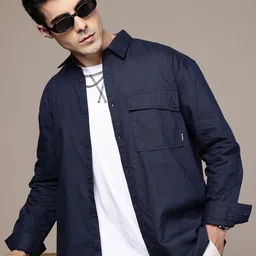 The Roadster Life Co. Relaxed Fit Drop-Shoulder Sleeves Pure Cotton Casual Shirt-picture-28