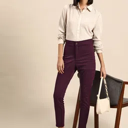 all about you Women High-Rise Trousers-image-47