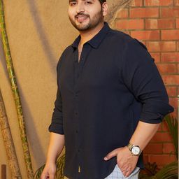 Instafab Plus Men Comfort Opaque Casual Shirt-image-68