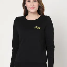Vero Moda Women Black Printed Sweatshirt-image-45