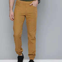 The Indian Garage Co Men Khaki Joggers Trousers-picture-44