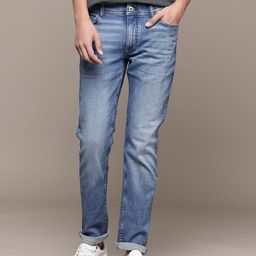 MANGO MAN Slim Fit Light Fade Stretchable Jeans-58