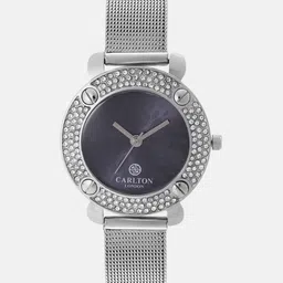 Carlton London Women Navy Blue Analogue Watch CL016SBlS-image-15
