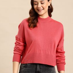 Mast & Harbour Pure Acrylic Drop-Shoulder Pullover-picture-36
