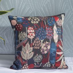 PETAL HOME Multicolored Acadia Set of Single Floral Square Cushion Cover-picture-16