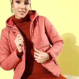 Mast & Harbour Hooded Padded Jacket-43