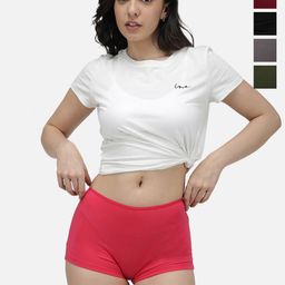 AMUL COMFY Pack Of 5 Cotton Boy Shorts Briefs-picture-32