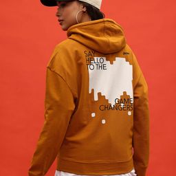 glitchez Graphics Flair Drop-Shoulder Sleeves Oversized Hooded Sweatshirt-image-43