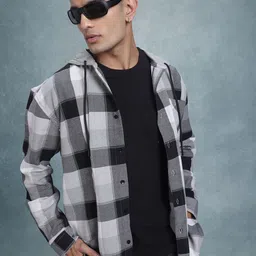 The Roadster Life Co. Tartan Checks Relaxed Shirt-image-31
