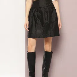 aaliya Checked A-Line Skirt-image-94