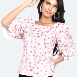 Zink London Floral Print Top-image-1