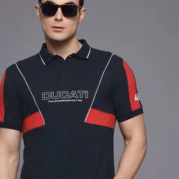 Ducati Brand Logo Printed Polo Collar T-shirt-picture-16