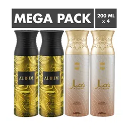 Ajmal Set Of 4 Deodorants 200 ml each-91